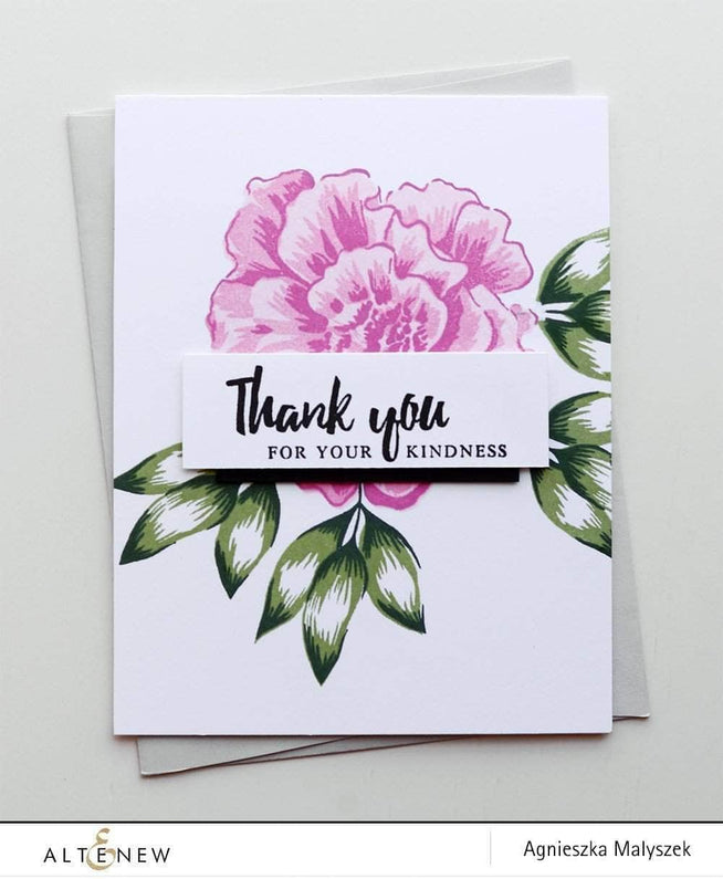 Altenew Build-A-Flower Set Build-A-Flower: Camellia Layering Stamp & Die Set