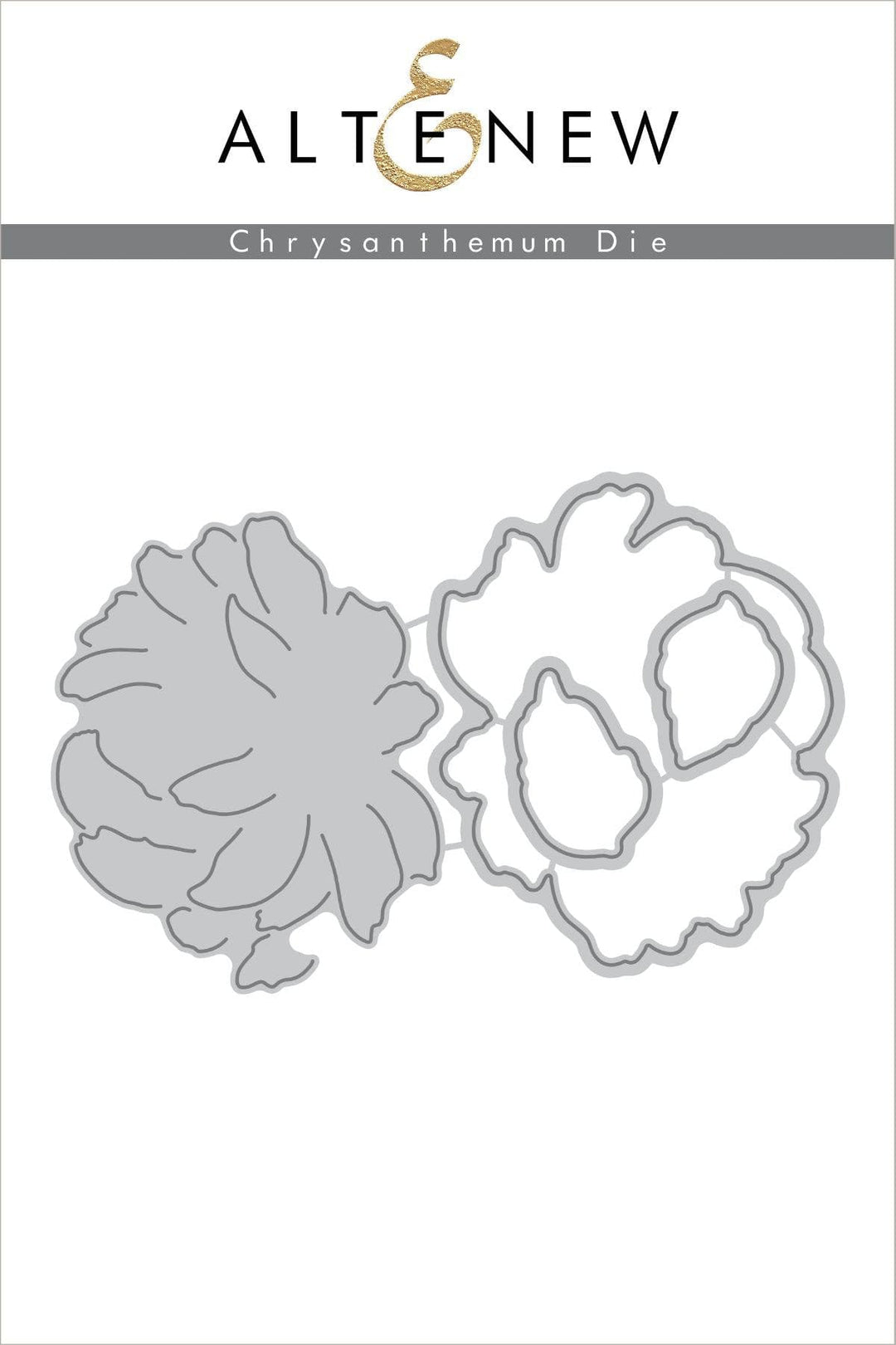 Altenew Build-A-Flower Set Build-A-Flower: Chrysanthemum Layering Stamp & Die Set & Ink Bundle
