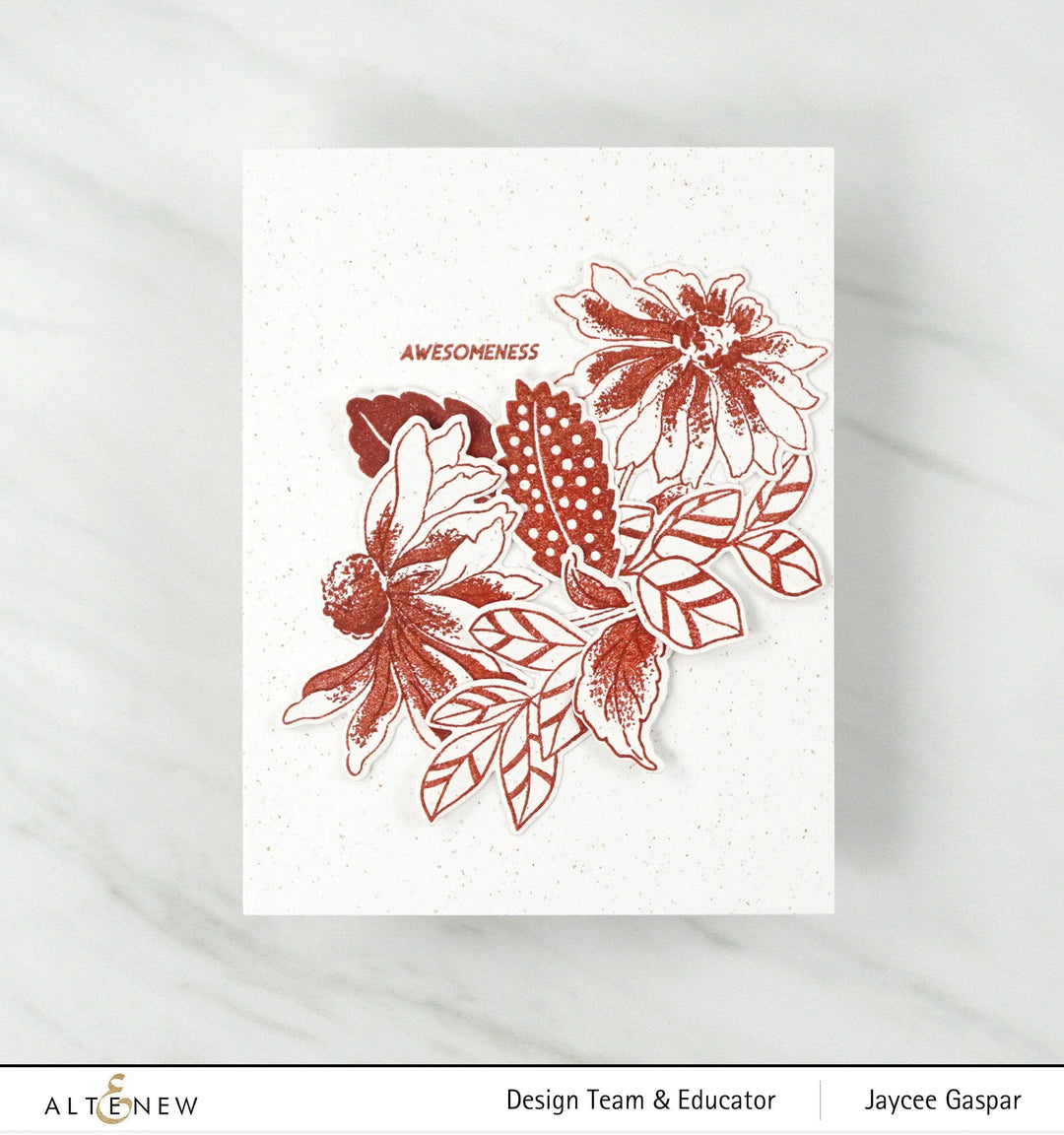 Altenew Build-A-Flower Set Build-A-Flower: Coneflower Layering Stamp & Die Set & Ink Bundle