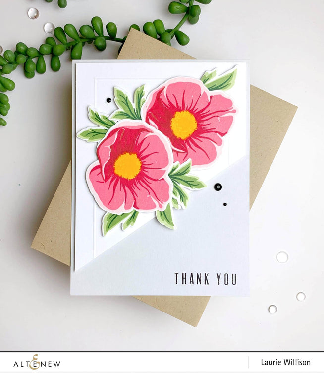 Altenew Build-A-Flower Set Z - Build-A-Flower: Hellebore Layering Stamp & Die Set