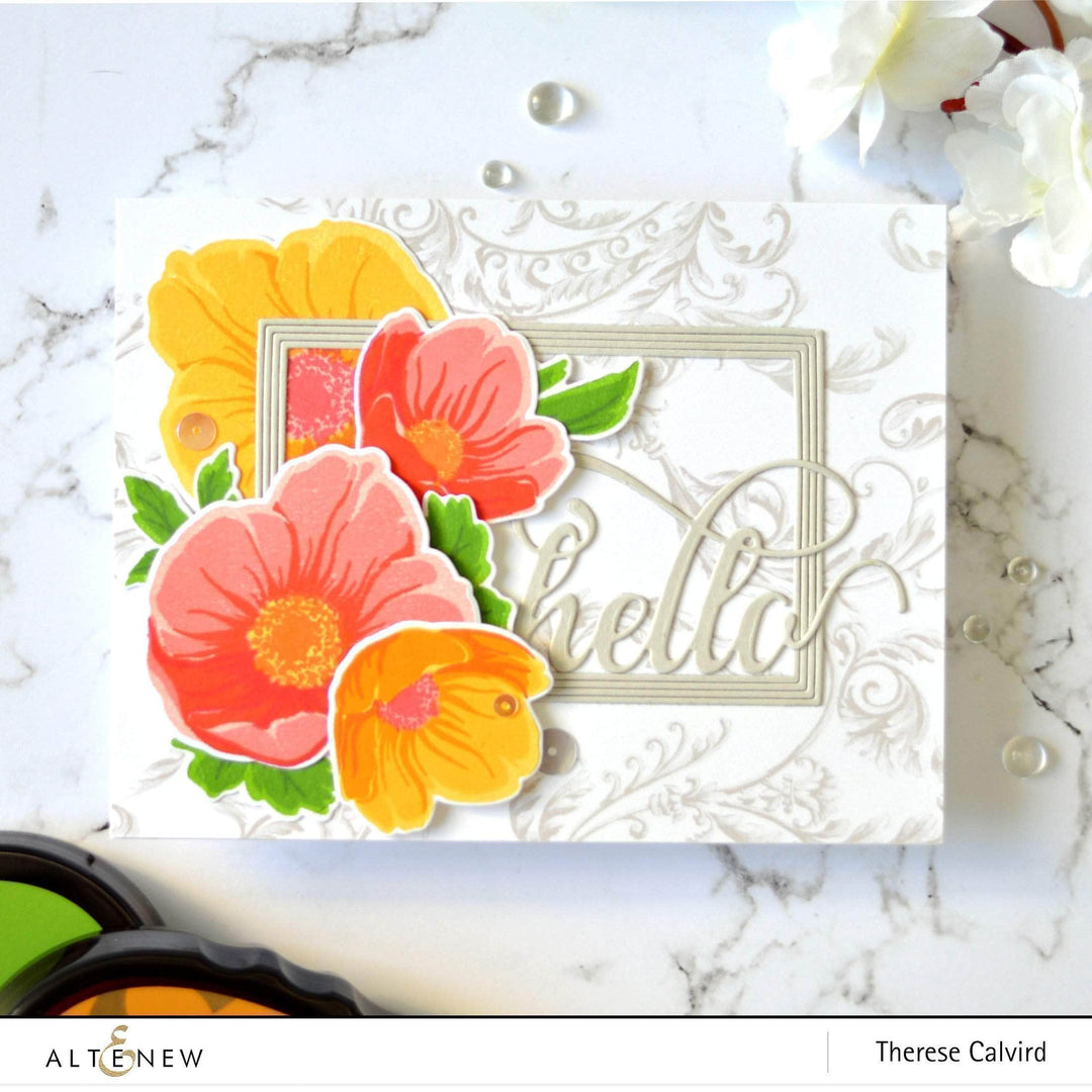 Altenew Build-A-Flower Set Z - Build-A-Flower: Hellebore Layering Stamp & Die Set
