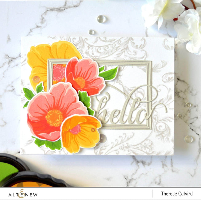 Altenew Build-A-Flower Set Z - Build-A-Flower: Hellebore Layering Stamp & Die Set