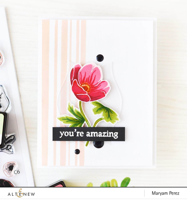 Altenew Build-A-Flower Set Z - Build-A-Flower: Hellebore Layering Stamp & Die Set
