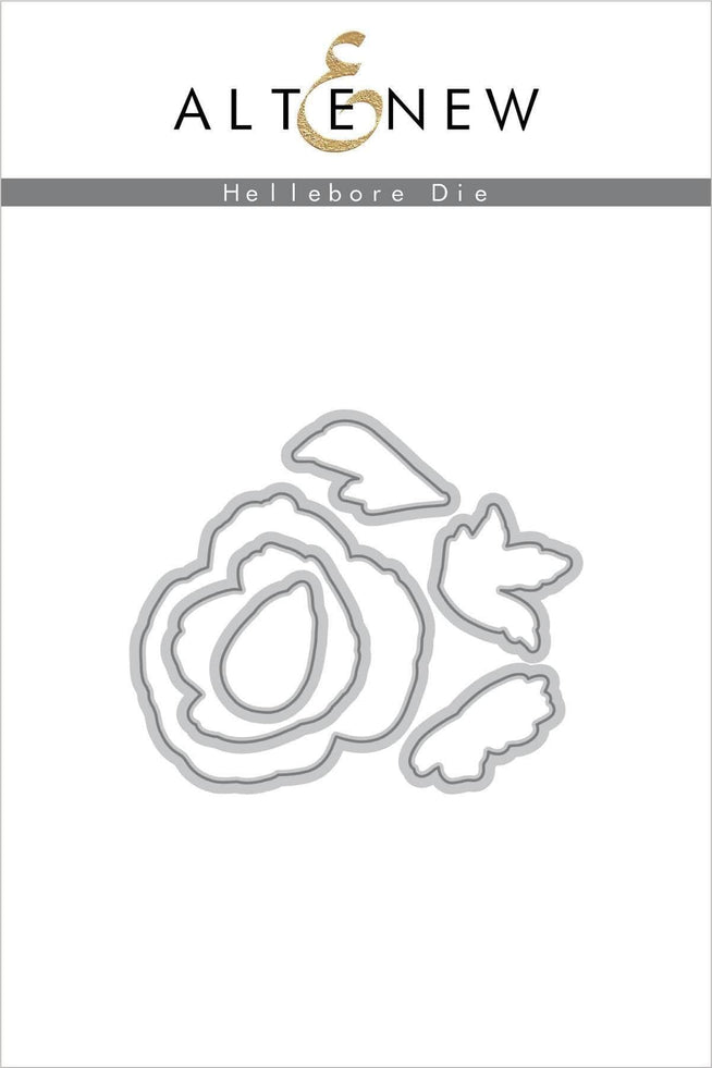 Altenew Build-A-Flower Set Z - Build-A-Flower: Hellebore Layering Stamp & Die Set