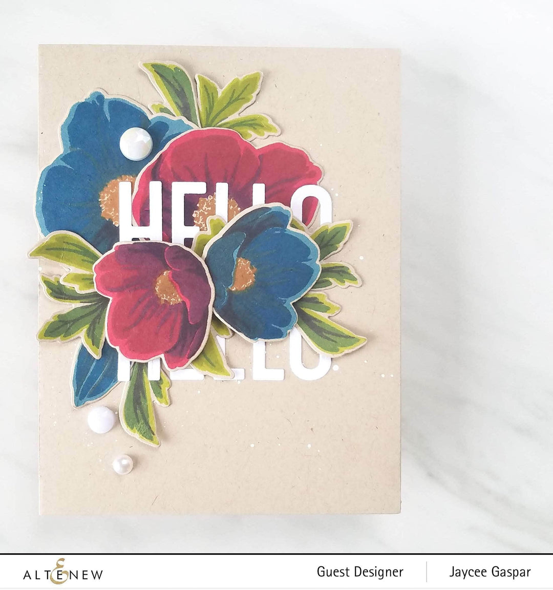 Altenew Build-A-Flower Set Z - Build-A-Flower: Hellebore Layering Stamp & Die Set