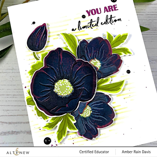 Altenew Build-A-Flower Set Z - Build-A-Flower: Hellebore Layering Stamp & Die Set