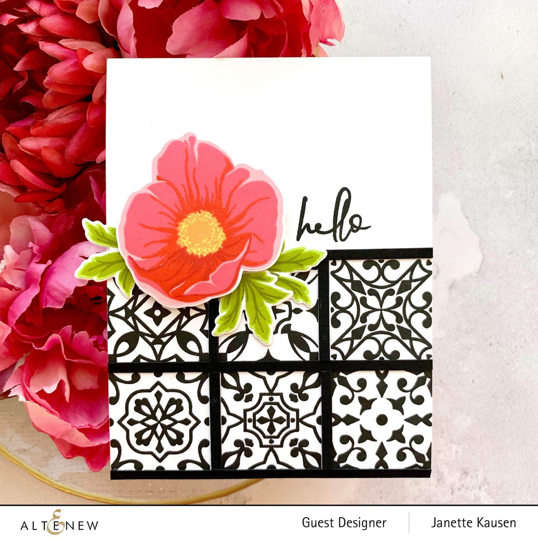 Altenew Build-A-Flower Set Z - Build-A-Flower: Hellebore Layering Stamp & Die Set