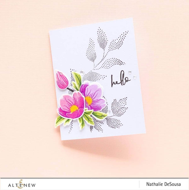 Altenew Build-A-Flower Set Z - Build-A-Flower: Hellebore Layering Stamp & Die Set