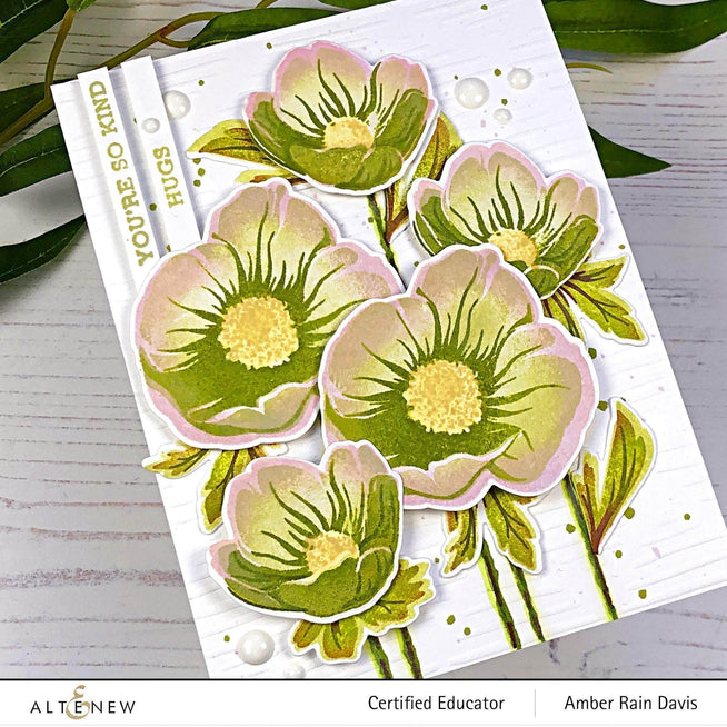 Altenew Build-A-Flower Set Z - Build-A-Flower: Hellebore Layering Stamp & Die Set