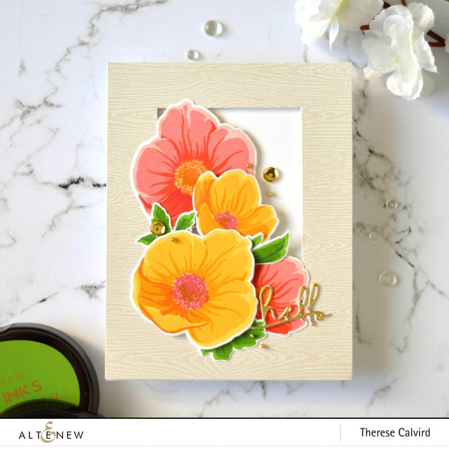 Altenew Build-A-Flower Set Z - Build-A-Flower: Hellebore Layering Stamp & Die Set
