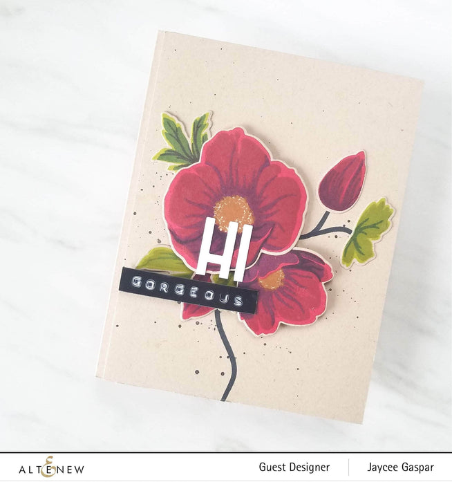 Altenew Build-A-Flower Set Z - Build-A-Flower: Hellebore Layering Stamp & Die Set