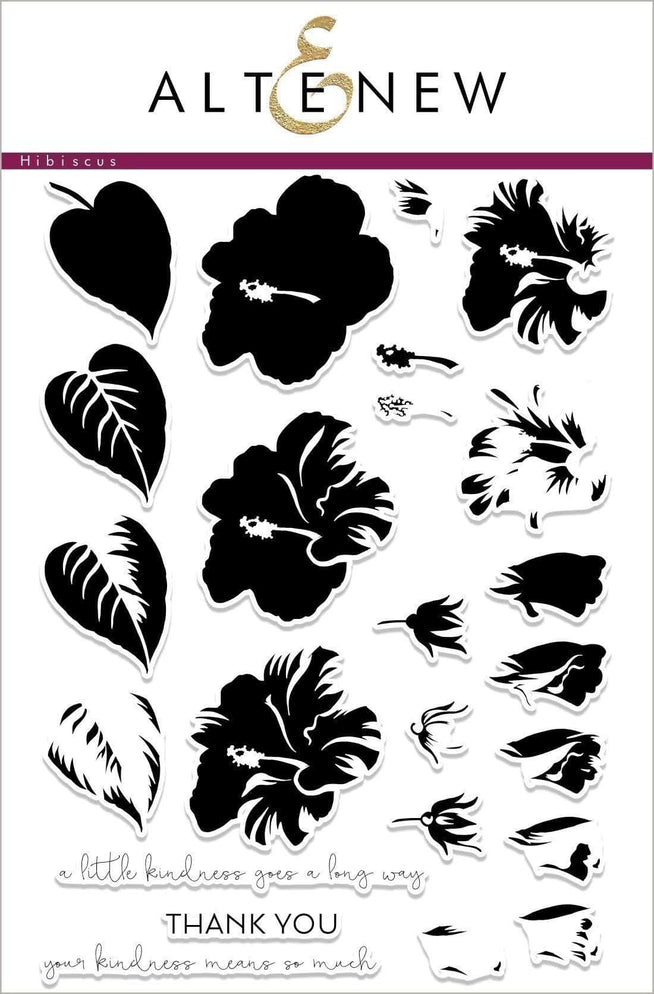 Altenew Build-A-Flower Set Build-A-Flower: Hibiscus Layering Stamp & Die Set