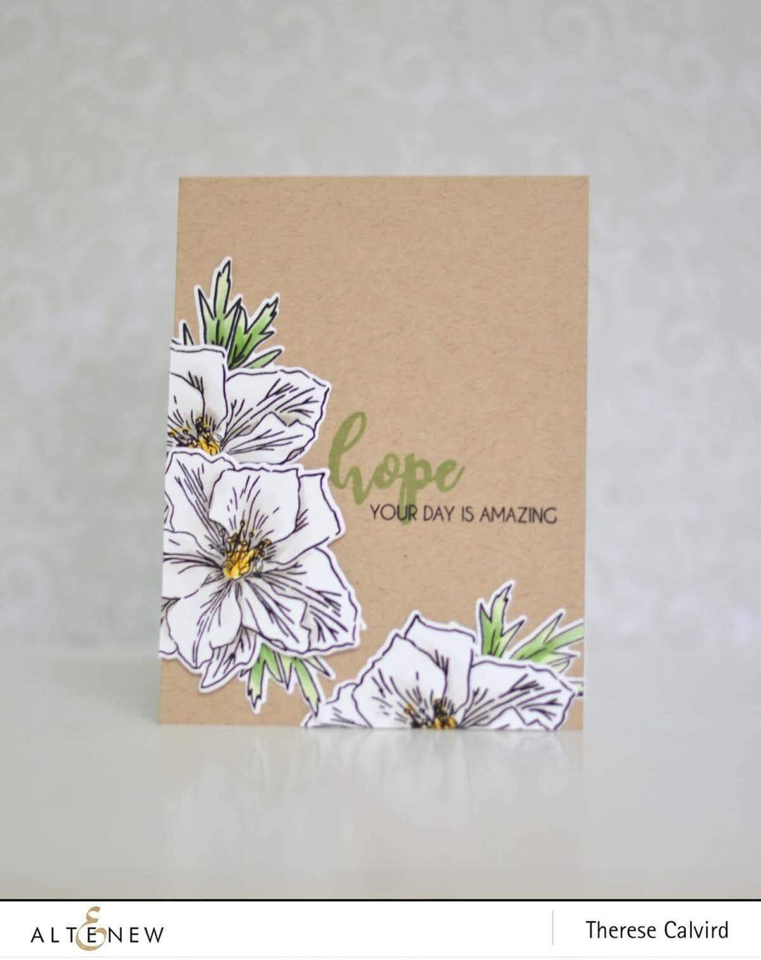 Altenew Build-A-Flower Set Build-A-Flower: Larkspur Layering Stamp & Die Set & Ink Bundle
