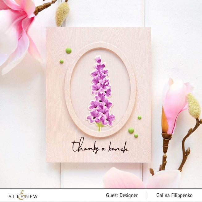Altenew Build-A-Flower Set Build-A-Flower: Lavender Layering Stamp & Die Set & Ink Bundle