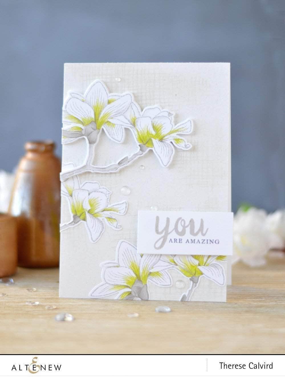 Altenew Build-A-Flower Set Z - Build-A-Flower: Magnolia Layering Stamp & Die Set