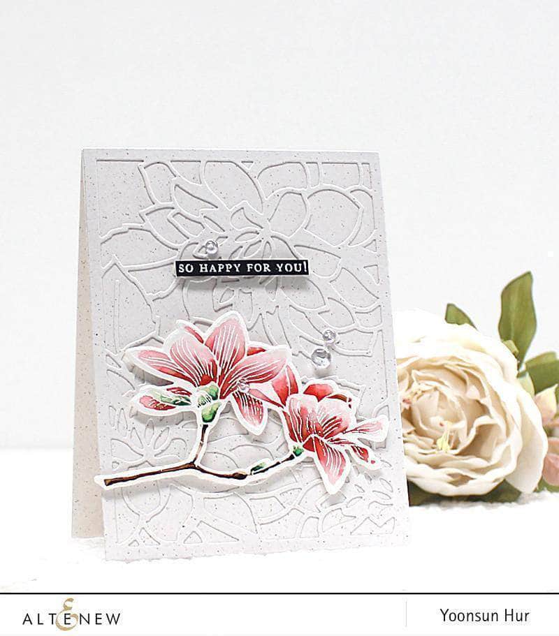 Altenew Build-A-Flower Set Z - Build-A-Flower: Magnolia Layering Stamp & Die Set