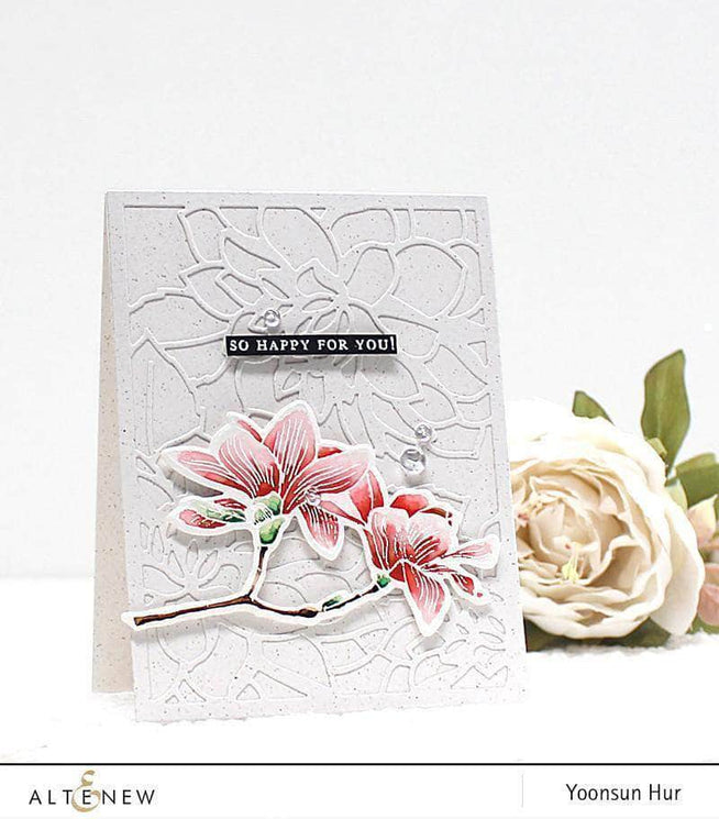 Altenew Build-A-Flower Set Z - Build-A-Flower: Magnolia Layering Stamp & Die Set
