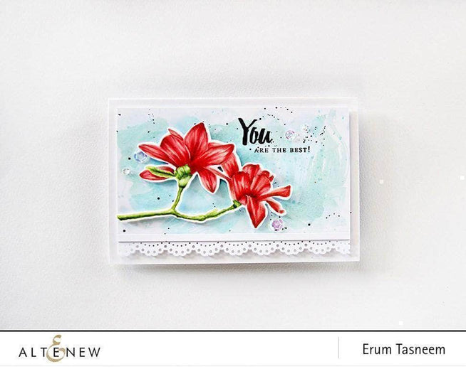 Altenew Build-A-Flower Set Z - Build-A-Flower: Magnolia Layering Stamp & Die Set