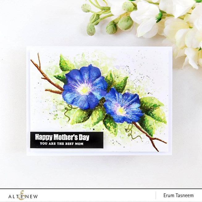 Altenew Build-A-Flower Set Z - Build-A-Flower: Morning Glory Layering Stamp & Die Set