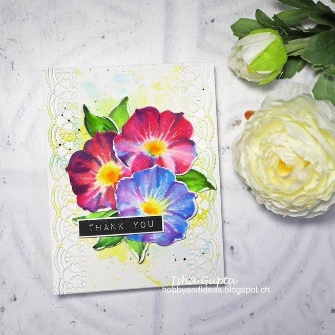 Altenew Build-A-Flower Set Z - Build-A-Flower: Morning Glory Layering Stamp & Die Set