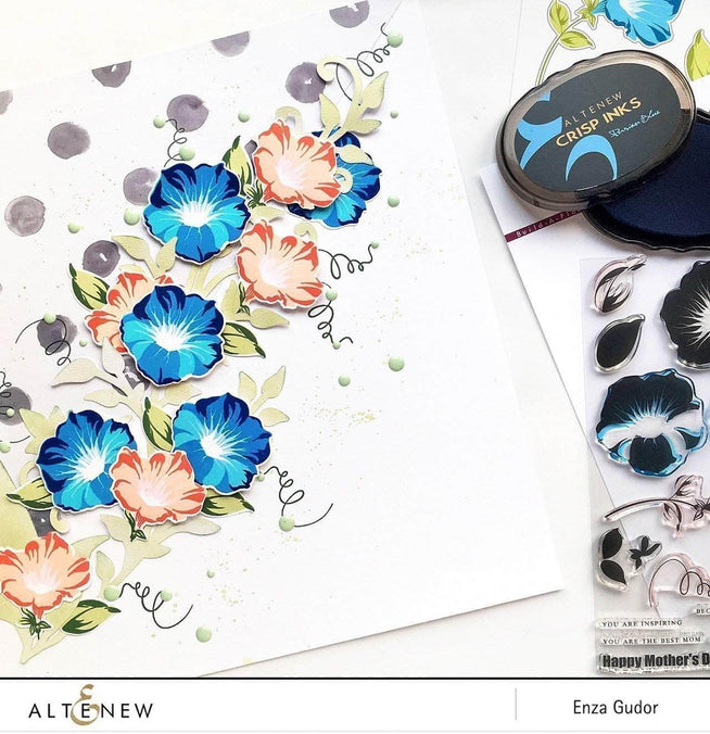 Altenew Build-A-Flower Set Z - Build-A-Flower: Morning Glory Layering Stamp & Die Set