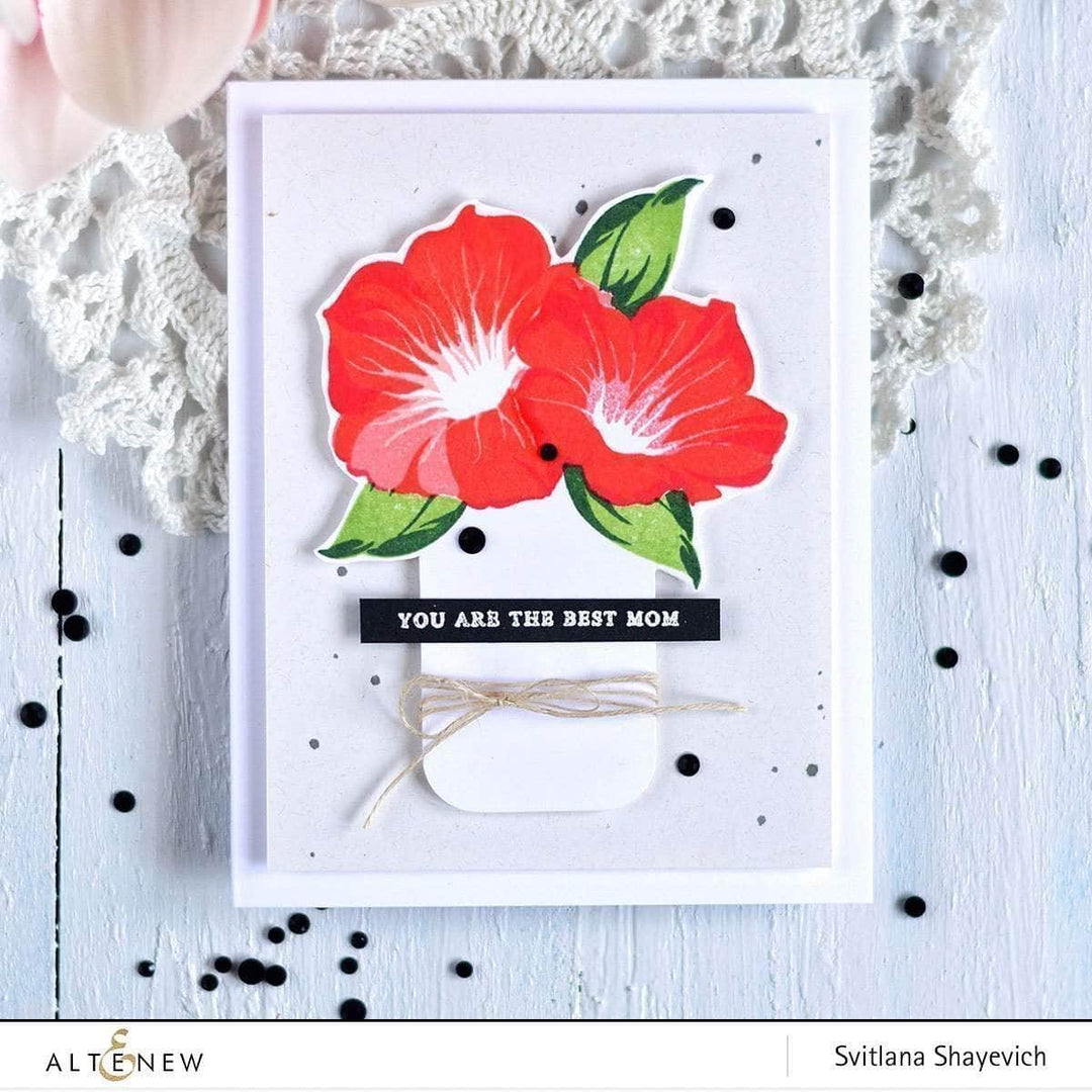 Altenew Build-A-Flower Set Z - Build-A-Flower: Morning Glory Layering Stamp & Die Set