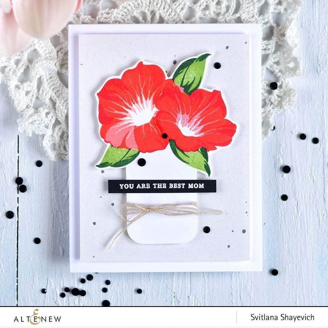Altenew Build-A-Flower Set Z - Build-A-Flower: Morning Glory Layering Stamp & Die Set