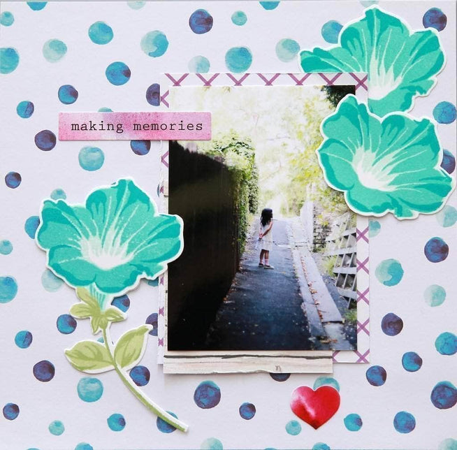 Altenew Build-A-Flower Set Z - Build-A-Flower: Morning Glory Layering Stamp & Die Set