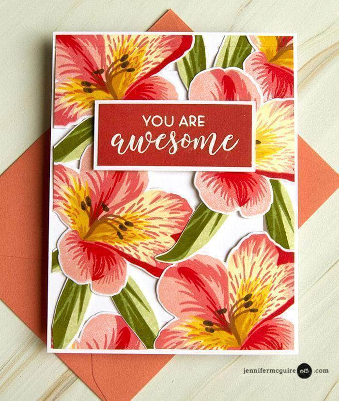 Altenew Build-A-Flower Set Z - Build-A-Flower: Peruvian Lily Layering Stamp & Die Set