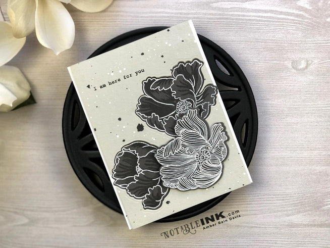 Altenew Build-A-Flower Set Build-A-Flower: Poppy Layering Stamp & Die Set & Ink Bundle