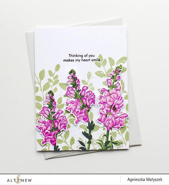 Altenew Build-A-Flower Set Build-A-Flower: Snapdragon Layering Stamp & Die Set & Ink Bundle