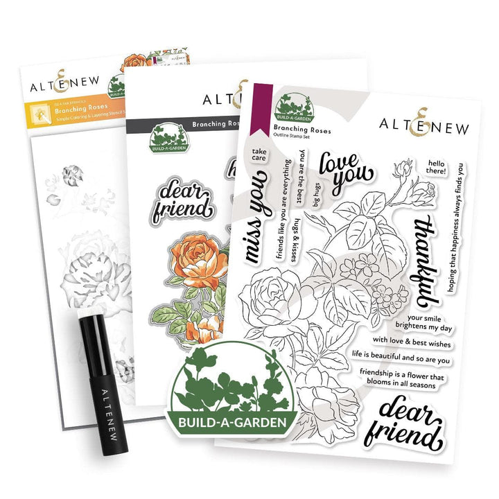 Build-A-Garden: Branching Roses & Add-on Die Bundle