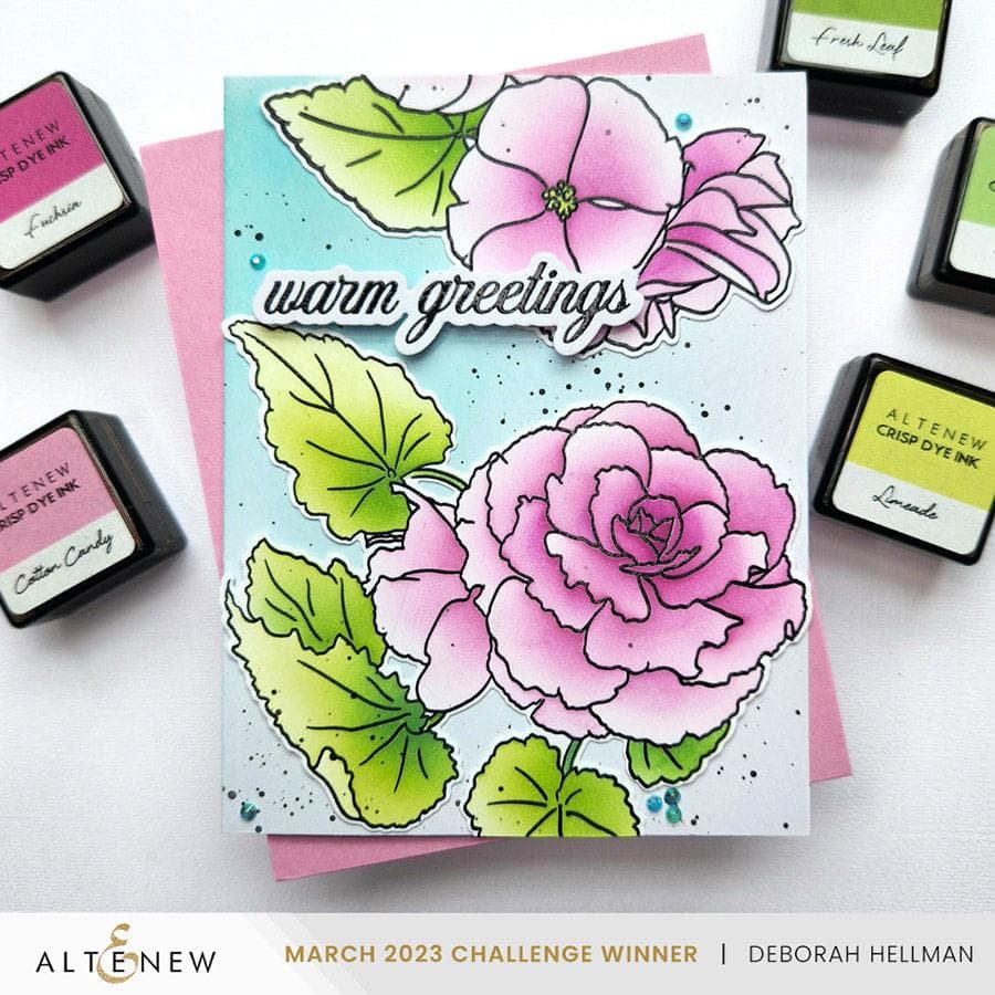 Altenew Build-A-Garden Bundle Build-A-Garden: Frilly Begonia & Add-on Die Bundle
