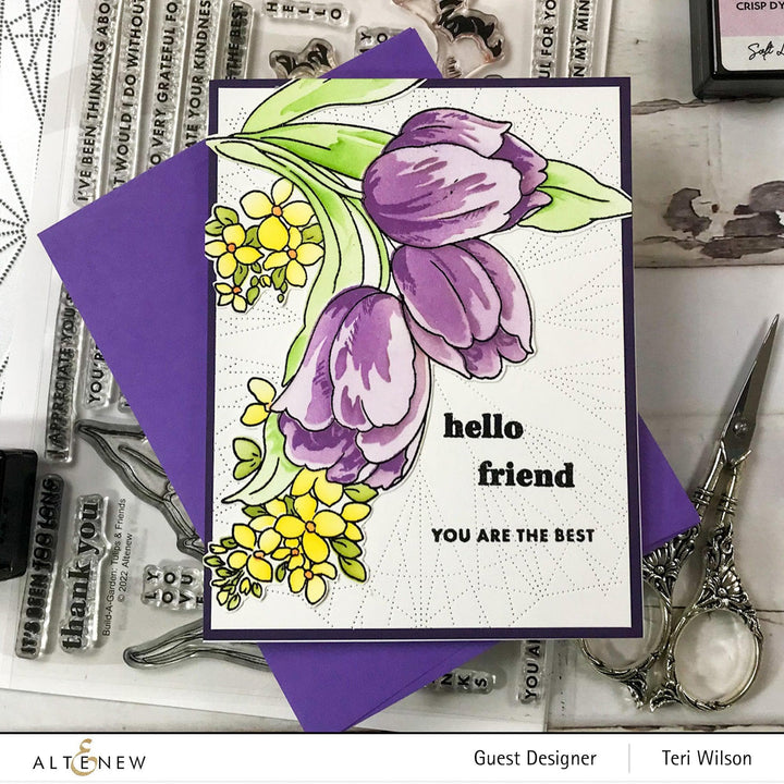 Altenew Build-A-Garden Bundle Build-A-Garden: Magnificent Branch & Tulips & Friends Add-on Die Bundle