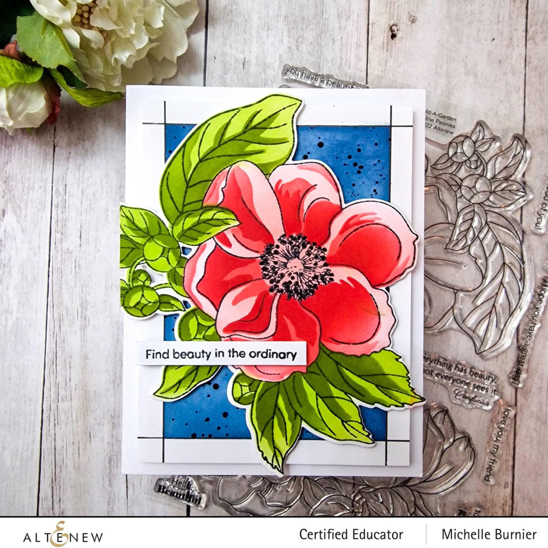 Altenew Build-A-Garden Bundle Build-A-Garden: Pristine Peonies & Add-On Die Bundle