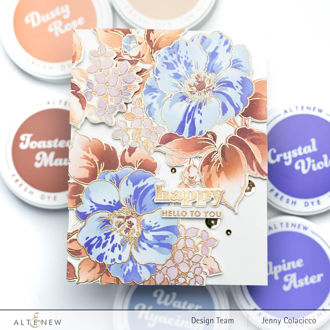 Altenew Build-A-Garden Bundle Build-A-Garden: Rosa Gallica & Add-On Die Bundle