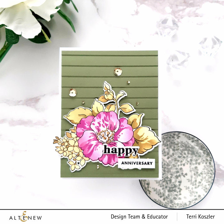 Altenew Build-A-Garden Bundle Build-A-Garden: Rosa Gallica & Add-On Die Bundle