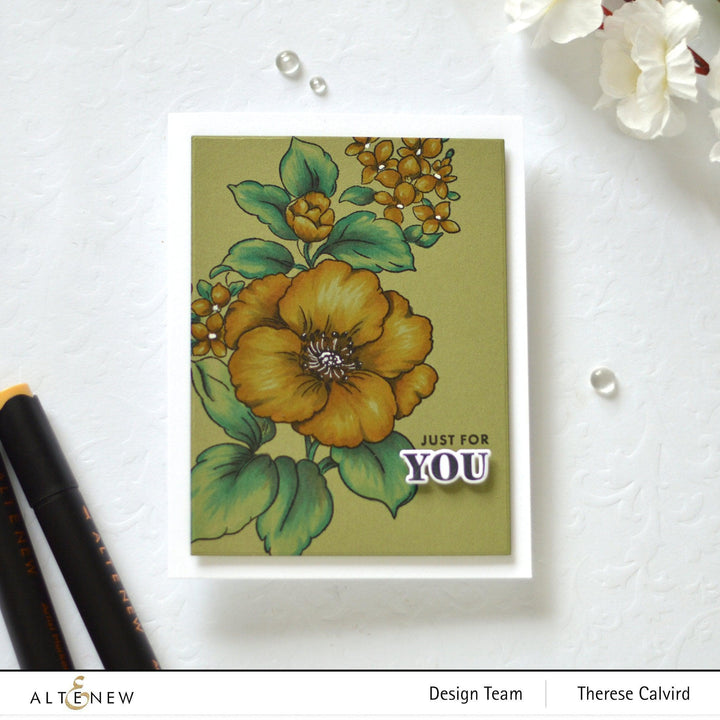 Altenew Build-A-Garden Bundle Build-A-Garden: Rosa Gallica & Add-On Die Bundle