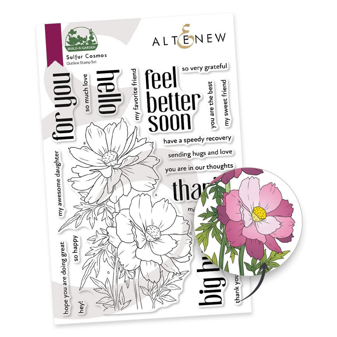 Build-A-Garden: Sulfur Cosmos & Add-on Die Bundle