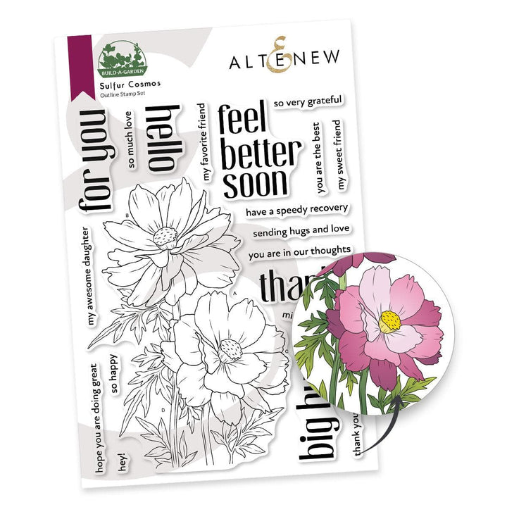 Build-A-Garden: Sulfur Cosmos & Add-on Die Bundle