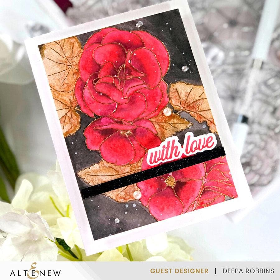 Altenew Build-A-Garden Set Build-A-Garden: Frilly Begonia