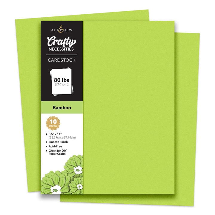 Crafty Necessities: Bamboo Cardstock (10 sheets/set)