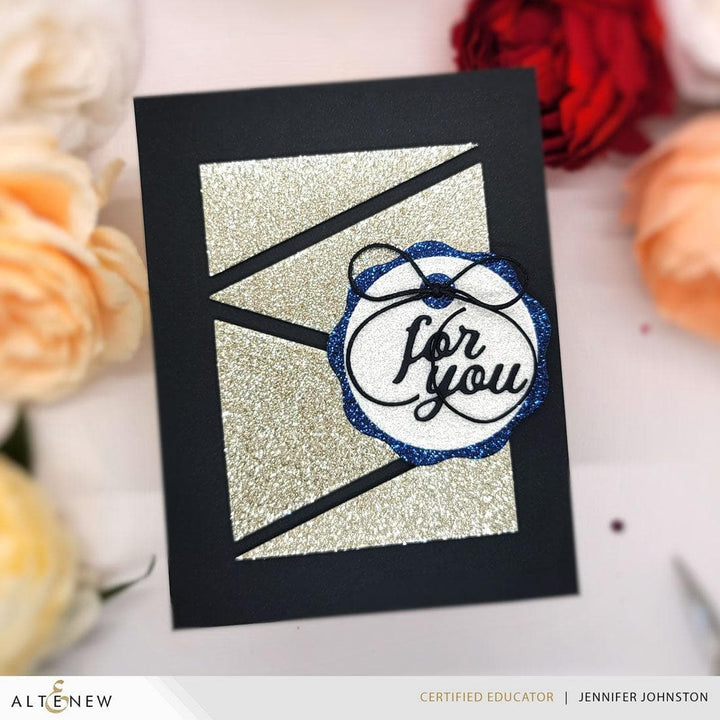 Glitter Cardstock Set - Sapphire (8.5x11, 10 sheets)