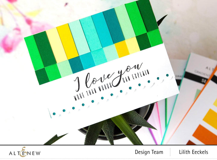 EXP Factors Cardstock Gradient Cardstock Set - Summer Afternoon