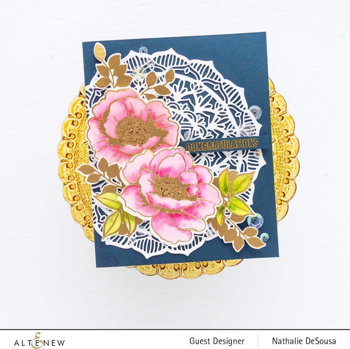 Altenew Creativity Kit Featurette All Over Stamped Backgrounds Class
