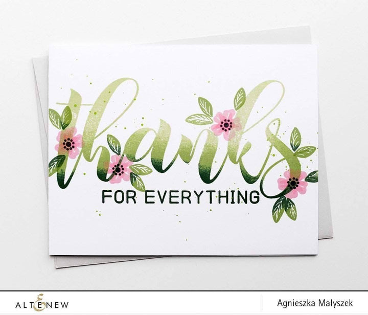 Altenew Creativity Kit Featurette Creating a Garden with Stamped Die-Cuts Class