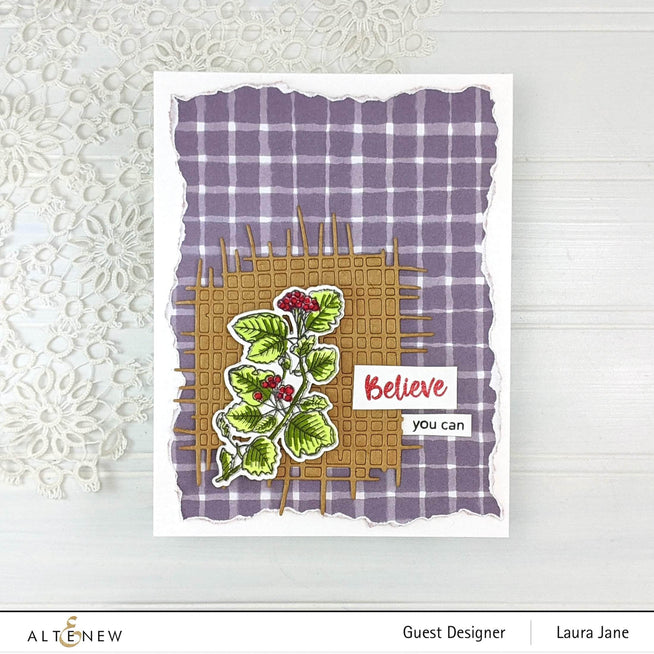 Photocentric Clear Stamps Acai Berry Branch Stamp Set