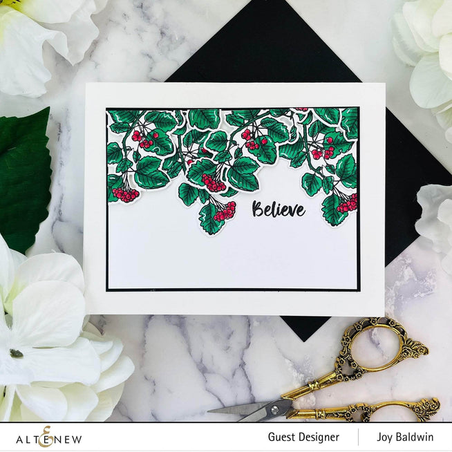 Photocentric Clear Stamps Acai Berry Branch Stamp Set