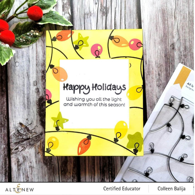 Photocentric Clear Stamps All Is Bright Stamp Set
