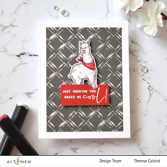 Photocentric Clear Stamps Alpaca Stamp Set